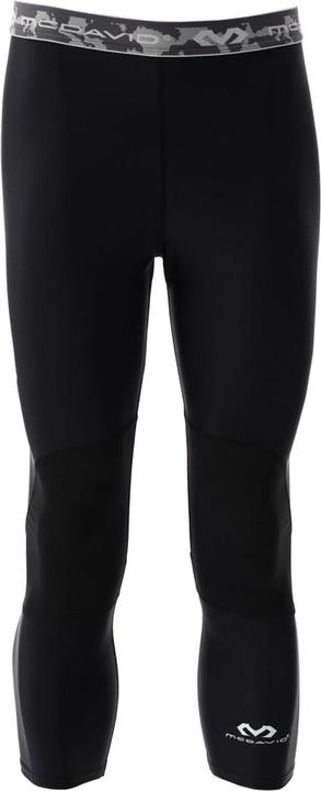 Actual product image McDavid 3/4 double-layer compressive leggings with knee support for men (M)
