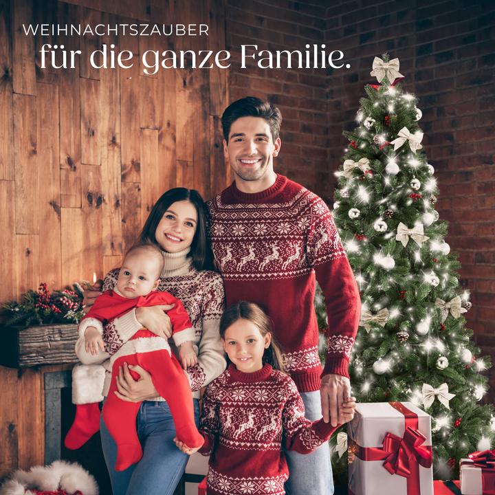 Immagine prodotto tectake Künstlicher Weihnachtsbaum Dancer mit Spritzgussnadeln