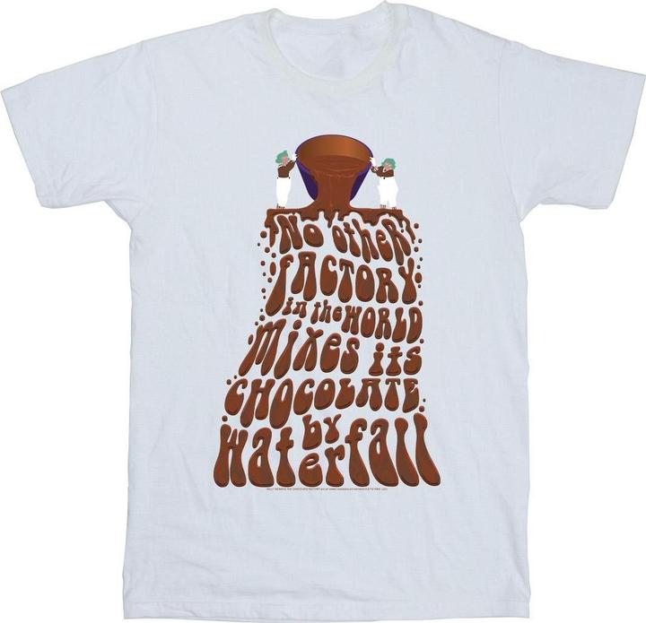 Produktbild Willy Wonka & the Chocolate Factory Chocolate Waterfall TShirt Mädchen (140, 146)