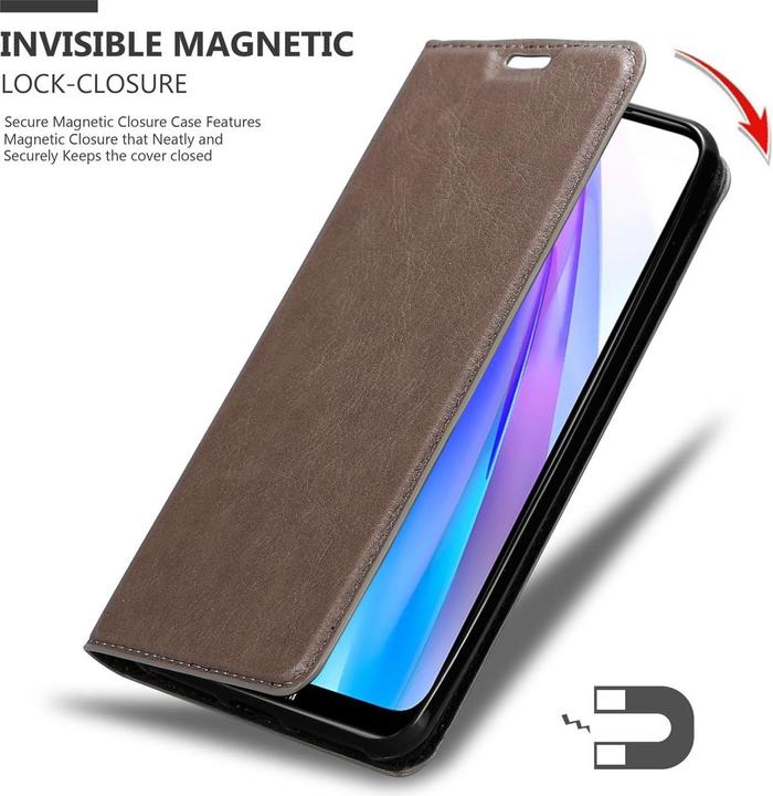 Productafbeelding Cadorabo Boek Onzichtbare Magneethoes (Xiaomi Redmi Note 8T)