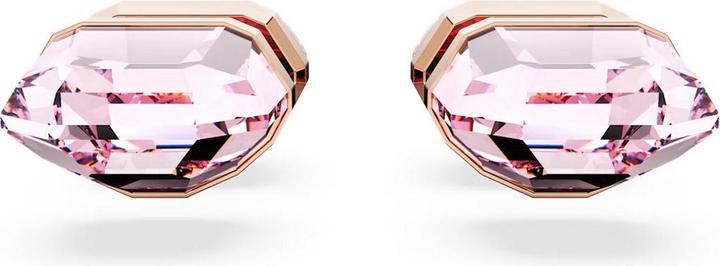 Actual product image Swarovski Lucent Stud Earrings Pink Rose Gold (Swarovski Metal)