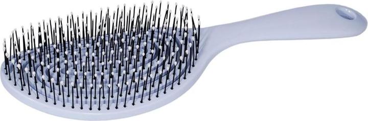 Immagine prodotto Herba Spazzola districante in plastica a spirale 3D, setole di nylon, bianca, ovale, 23 cm