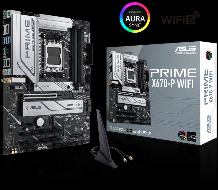 Produktbild ASUS PRIME X670-P WIFI (AM5, AMD X670, ATX)