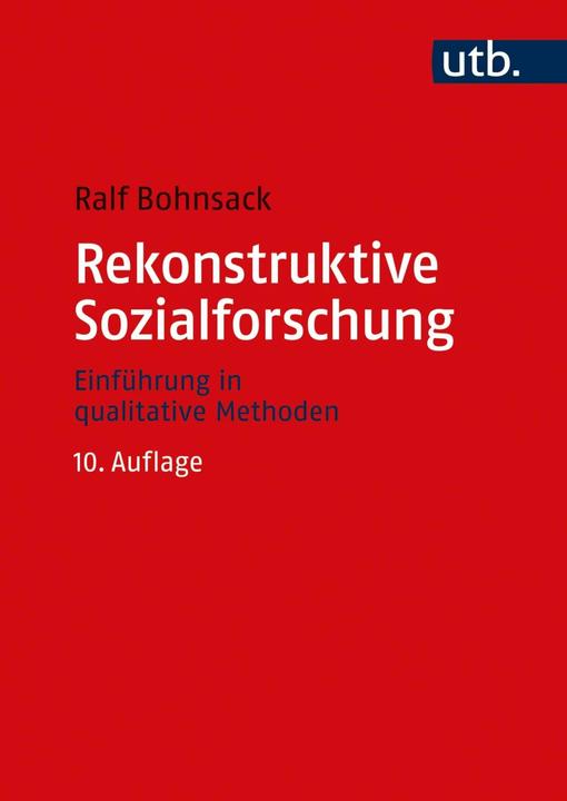 Produktbild Rekonstruktive Sozialforschung (Deutsch, Ralf Bohnsack, 2021)