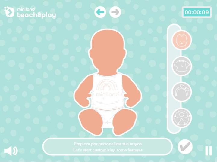 Produktbild Miniland Baby Amerikanischer Ureinwohner Madchen 38cm
