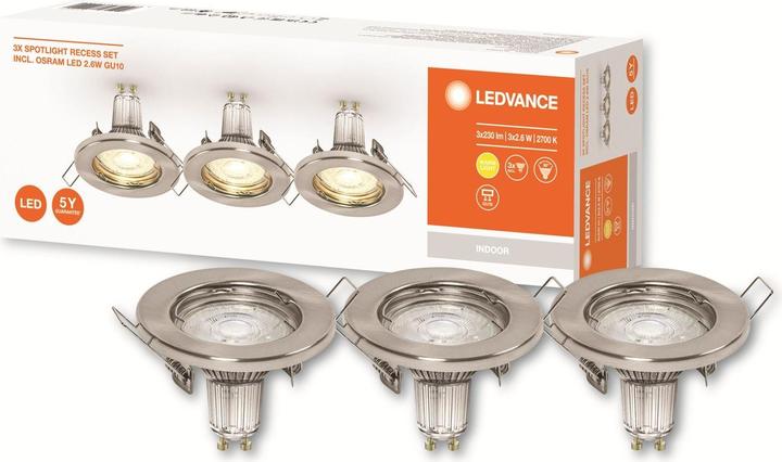 Produktbild Ledvance Led Spot Set Recess (230 lm, GU10)