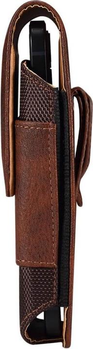 Produktbild Cover-Discount Nylon - Leder Gurttasche mit Kartenfach braun / L