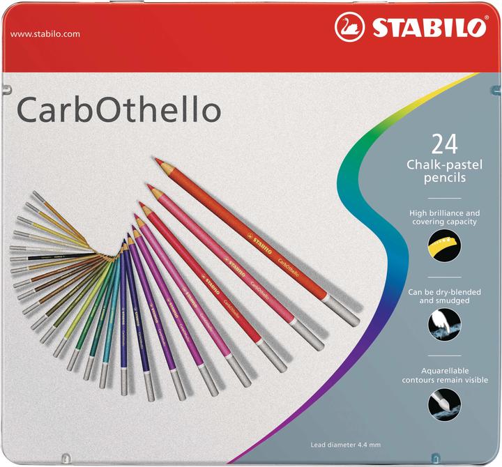 Image du produit STABILO CarbOthello crayon pastel (Multicolore, 24 x)