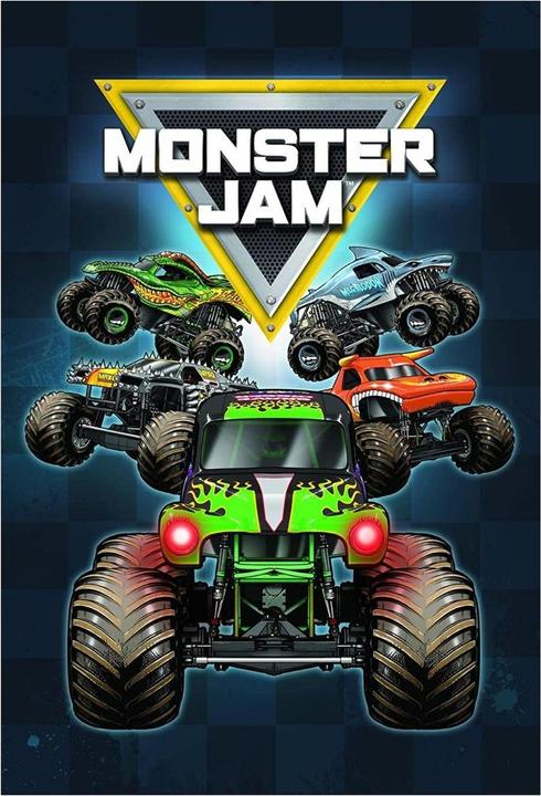 Actual product image Monster Jam Fleece lorry blanket (150 x 100 cm)