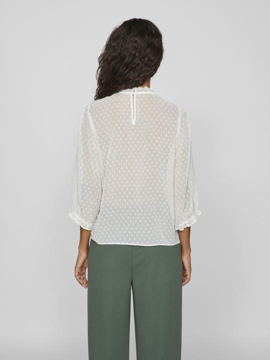 Actual product image Vila Dotted top with 3/4-length sleeves (34)