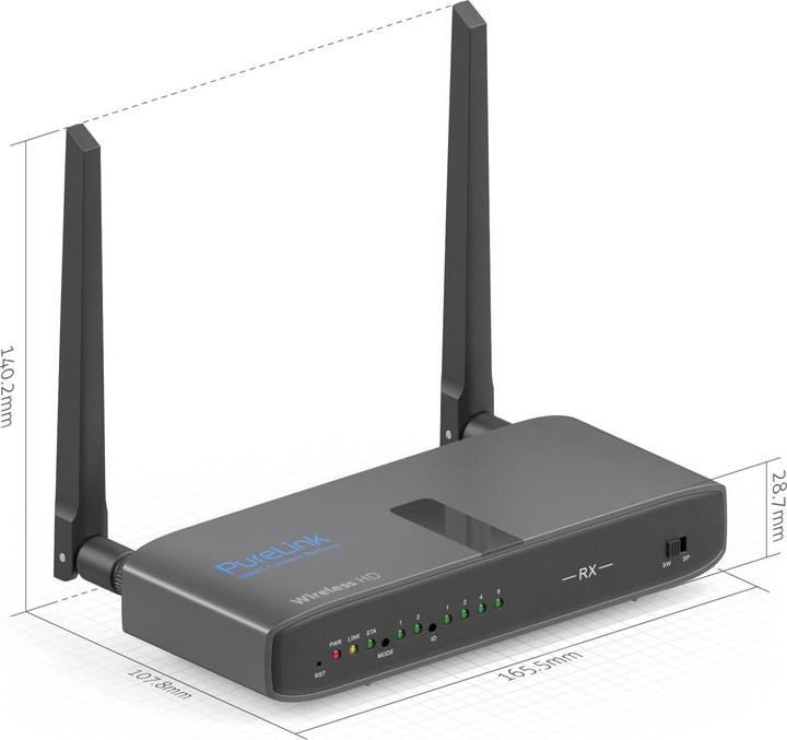 Produktbild Purelink Wireless HD Extender Receiver, 100m - Cinema Serie