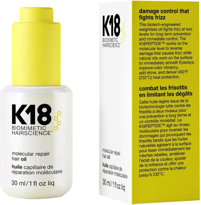 Image du produit K18 - huile capillaire réparatrice moléculaire (30 ml)