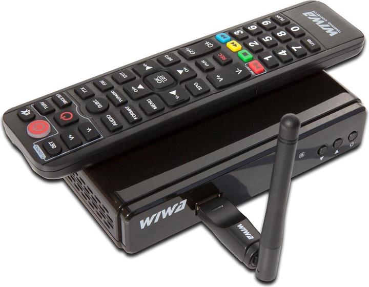 Produktbild Wiwa Esperanza EV104 TV set-top box Cable Black - H.265 - DVB-T (DVB-T, DVB-T2)