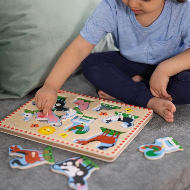 Actual product image Melissa & Doug Farm Animals (8 pieces)