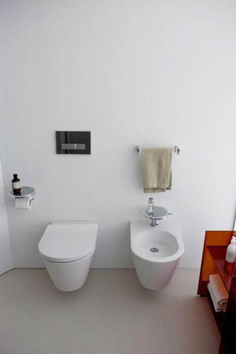 Image du produit Laufen Bidet mural KARTELL 1 trou de robinetterie blanc LCC