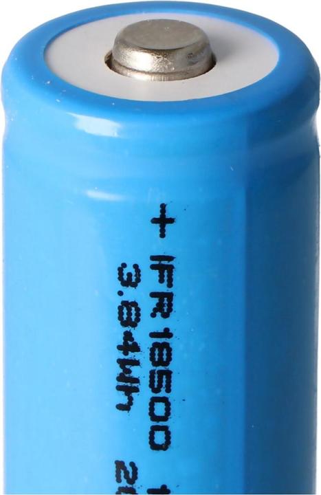 Image du produit AccuCell Batterie 18500 Li-FePo4 / 2 pcs. (2 pcs, 1000 mAh, Piles rechargeables + chargeur)
