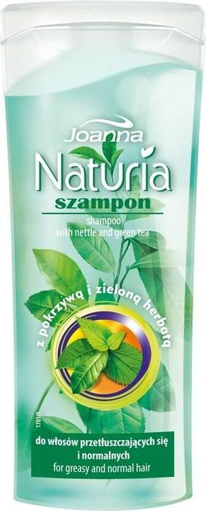 Joanna Naturia Shampoo For Normal And Oily Hair Nettle And Green Tea 100Ml (100 ml, Flüssiges Shampoo)
