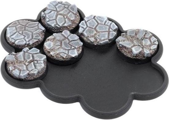 Immagine prodotto Tabletop-Art Vassoio di movimento con bordo arrotondato 25 mm 10 s Cloud - Nero