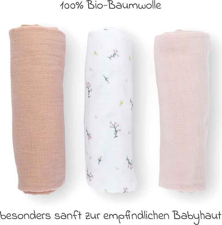 Actual product image Doomoo Mulltücher 3er Pack (70 cm, 70 cm)