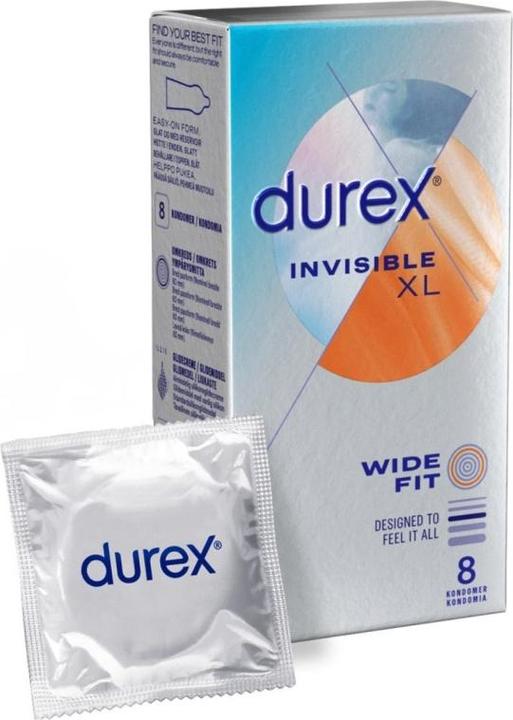 Actual product image Durex Invisible XL (8 pcs.)