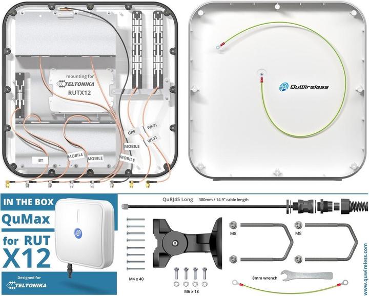 Actual product image Quwireless QuMax for RUTX12 (5G)