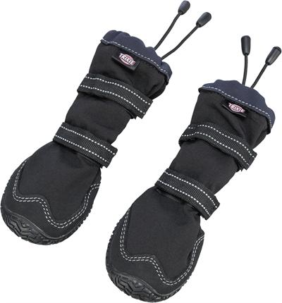 Actual product image Trixie Walker Active Long protective boots, L, 2 pcs, black (L, Dog boots)