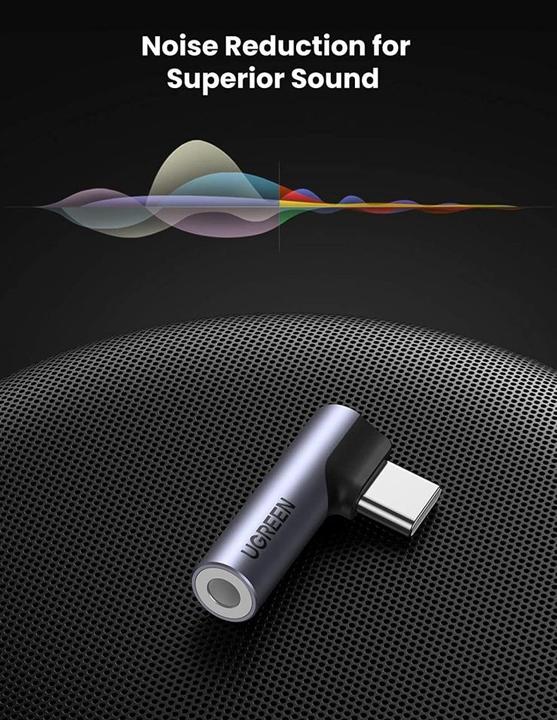 Image du produit Ugreen Fiche coudée (USB Type C, Prise de 3,5 mm)
