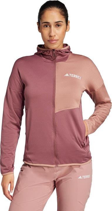Image du produit adidas Women's Xploric Light Fleece Hooded Jacket (L)