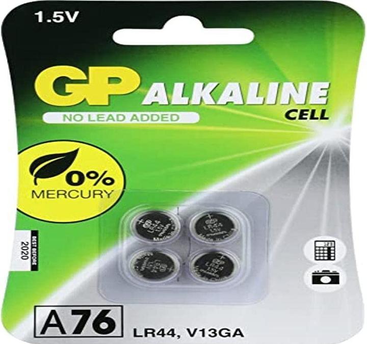 Produktbild GP Batteries Alkaline LR44 (4 Stk., LR44, 105 mAh)