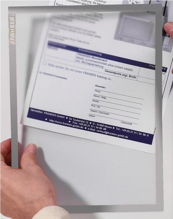 Image du produit Franken Porte-documents A4 ITSA4M03 bl (A4, 1 x)