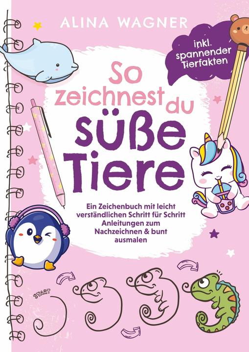Actual product image Alina Wagner:How to draw cute animals