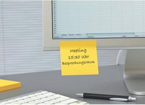 Immagine prodotto Post-it Super Sticky Sticky Notes extra strong 62212SY giallo 12 blocchetti (47,6 x 47,6 mm)