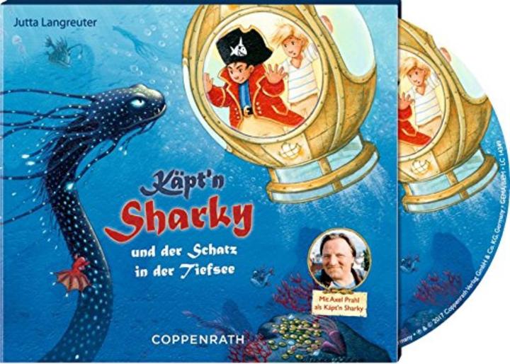 Actual product image Captain Sharky and the Treasure in the Deep Sea (Silvio Neuendorf, Rainer Bielfeldt, Axel Prahl, Jutta Longreuter, German)