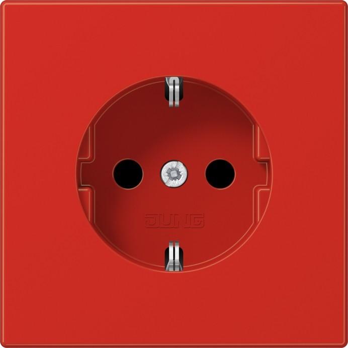 Actual product image JUNG Socket outlet 1f rt glz LS UP w.BS ZP LS1520BFKIRT
