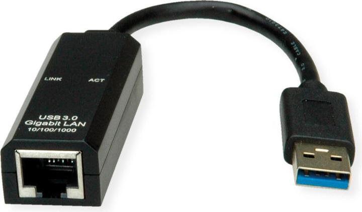 Image du produit Value Convertisseur USB3.2 Gen1 Gigabit Ethernet (USB-C 3.2 Gen 1, RJ45 Gigabit Ethernet (1x))