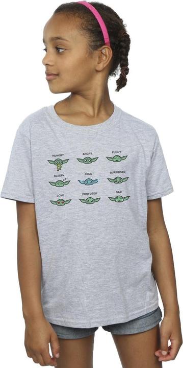 Image du produit Star Wars - T-shirt MANDALORIAN GROGU MOOD - Fille (116)