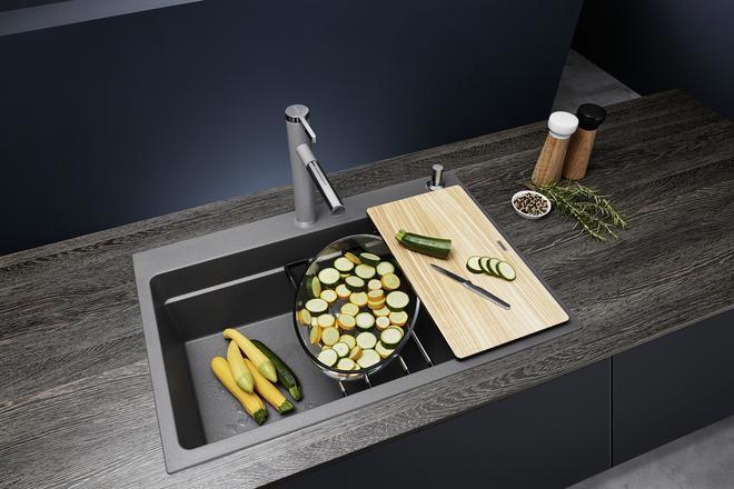 Actual product image Blanco Etagon 8 (Top-mounted sink, 78 cm, 51 cm)