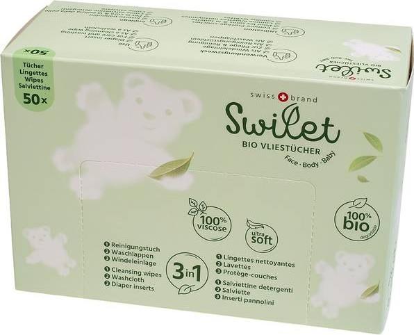 Image du produit Swilet Lingettes nettoyantes, lavettes et protège-couches (50 pièce(s))