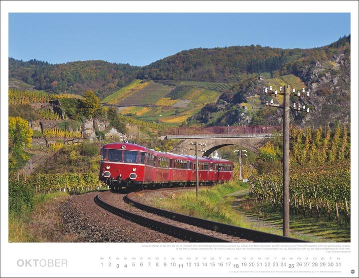 Produktbild Heye Eisenbahn-Romantik Posterkalender 2026 (44 x 34 cm, Harter Einband, Deutsch)