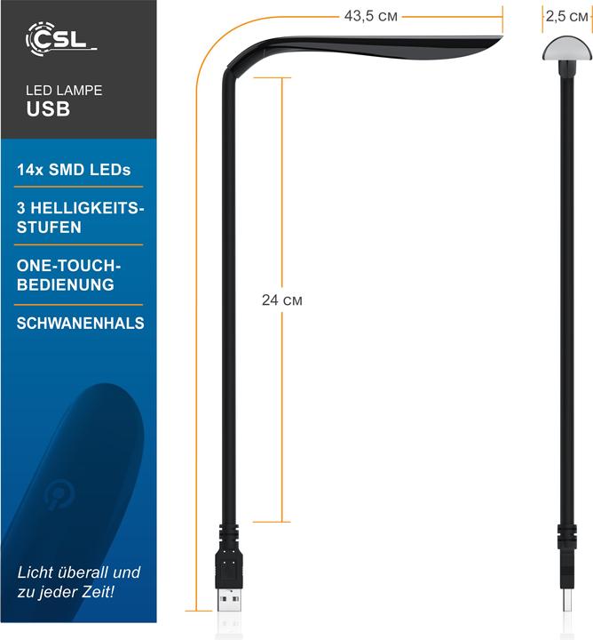Image du produit CSL Lampe de lecture (100 lm)