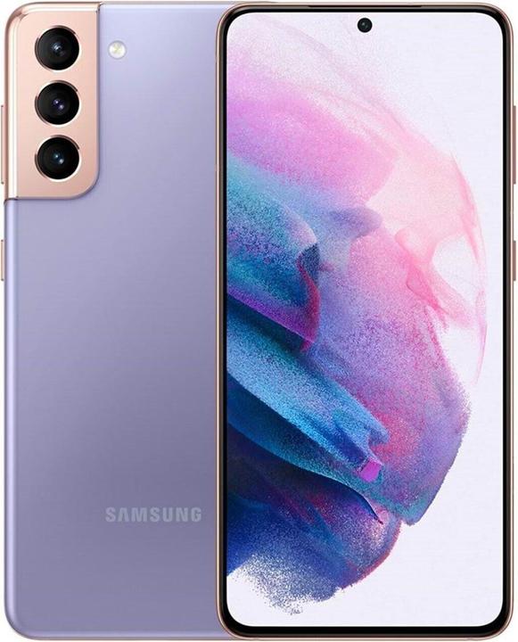 Image du produit Re!commerce Galaxy S21 5G (double sim) (256 Go, Violet fantôme, Violet, 6.20", 12 Mpx, SIM + eSIM, A / Comme neuf)