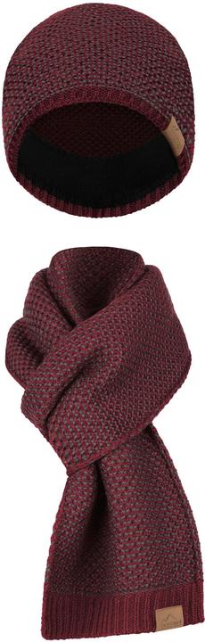 Normani Merino Wintermütze „Alvik“ und Merino Winterschal „Edet“ - 9111 (One Size)