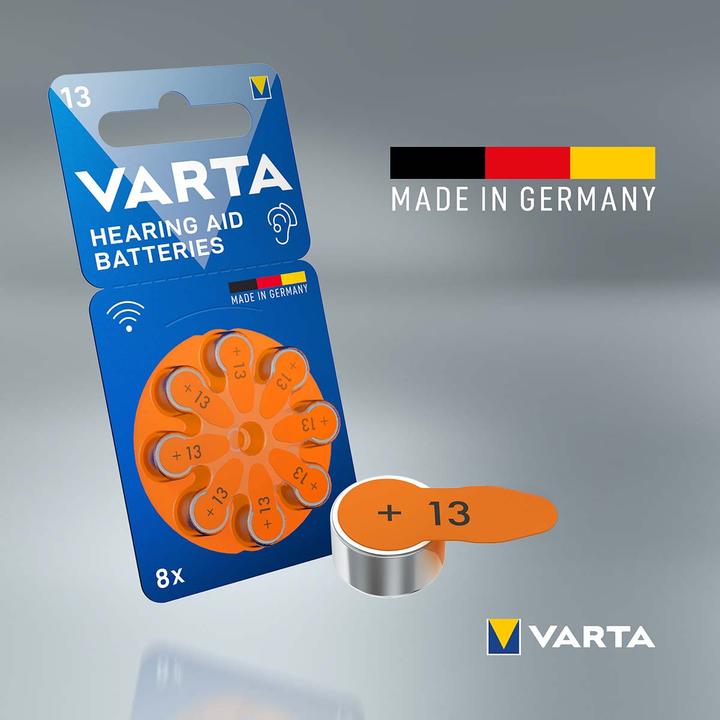Immagine prodotto Varta Batteria per apparecchi acustici 13 8 pezzi (8 pz., 13, 310 mAh)