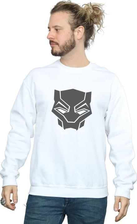 Produktbild Black Panther Schwarz auf Schwarz Baumwolle Sweatshirt (XL)