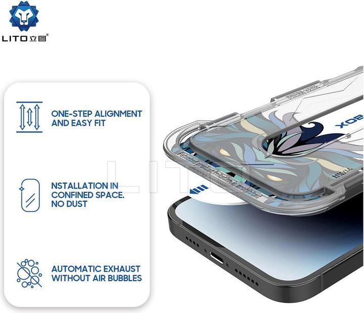 Immagine prodotto Lito MatteGuard incl. strumento di installazione (1 Pezzo/i, Apple iPhone 15 Pro Max)