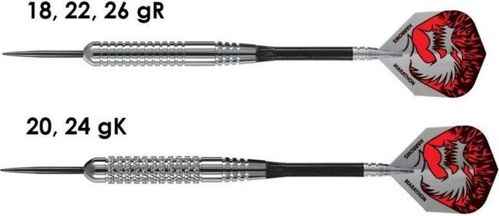 Image du produit Harrows Fléchettes Steeltip Sidabrinis ARROWS 3x18gR (18 g)