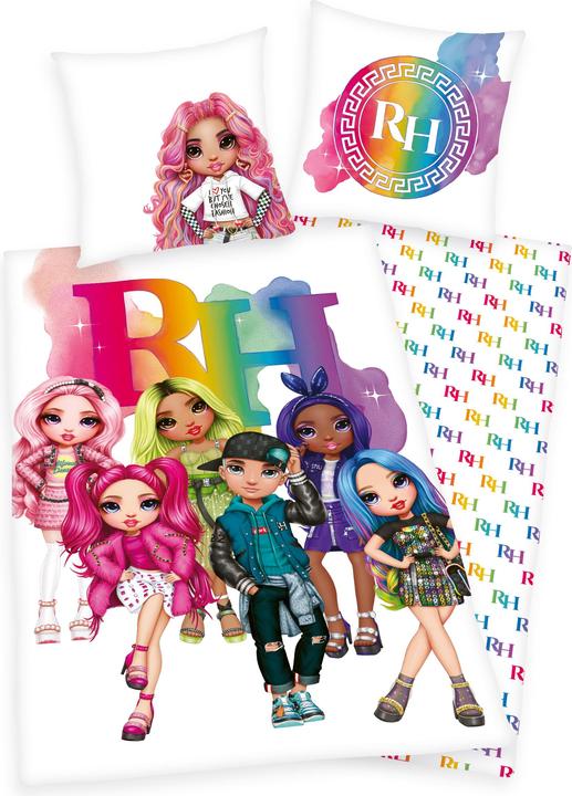 Immagine prodotto Herding Rainbow High" biancheria da letto reversibile per bambini