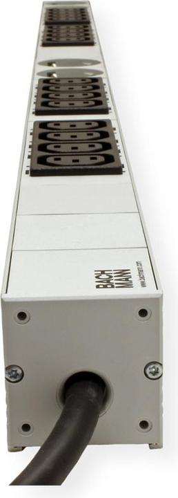 Produktbild Bachmann IT PDU ALU 1HE 16x C13 4x Schutzkontakt CEE 16A blau