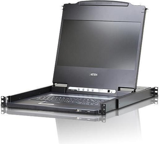 Actual product image Aten CL6700MW 1U Black Keyboard/Video/Mouse (KVM) Switch