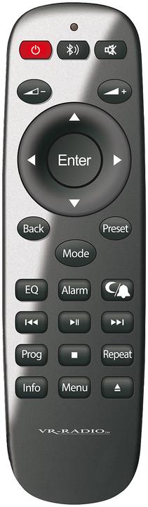 Produktbild VR-Radio Ersatz-Fernbedienung für WLAN-HiFi-Tuner (Gerätespezifische Fernbedienung)